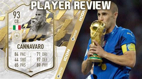 Worth The Tokens 👀 93 Icon Moments Cannavaro Player Review Fifa 22