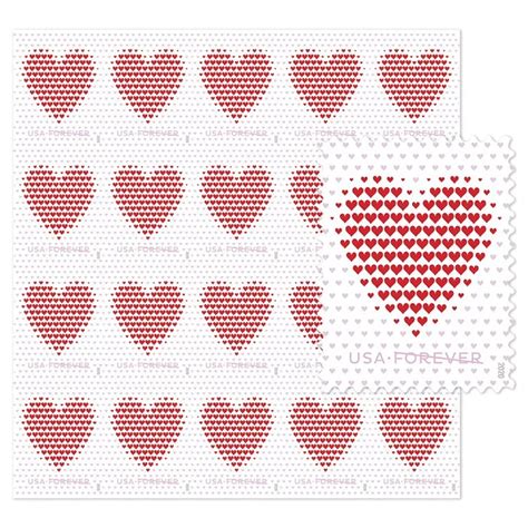 (2020) USPS Made Of Hearts Forever Stamps