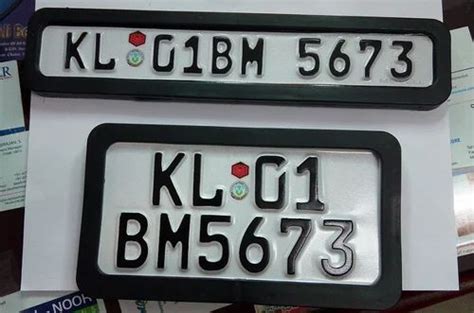 Bike Number Plate Frame Pvc At Rs 30 Set Ambalathara