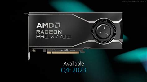 Amd Unveils Radeon Pro W Gpu For Navi Gpu Gb Memory