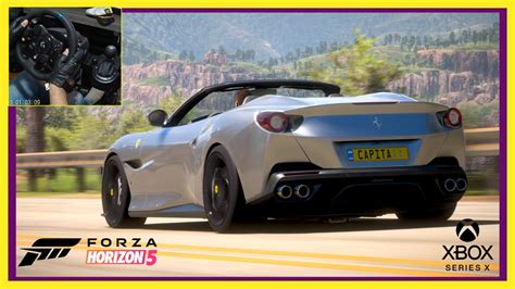 FERRARI PORTOFINO FORZA HORIZON 5 XBOX SERIES X VOLANTE LOGITECH