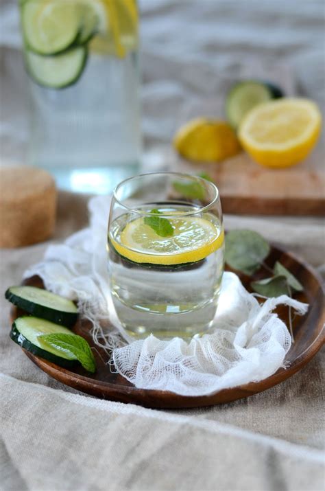 Eau De Concombre Citron Et Menthe Detox Recette Tangerine Zest