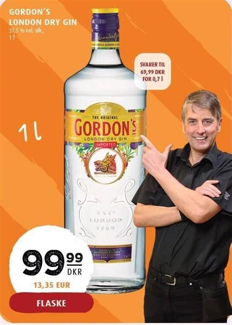 Gordon S London Dry Gin Tilbud Hos Scandinavian Park