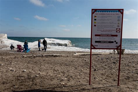 A Frozen Woodbine Beach To Cityscapes