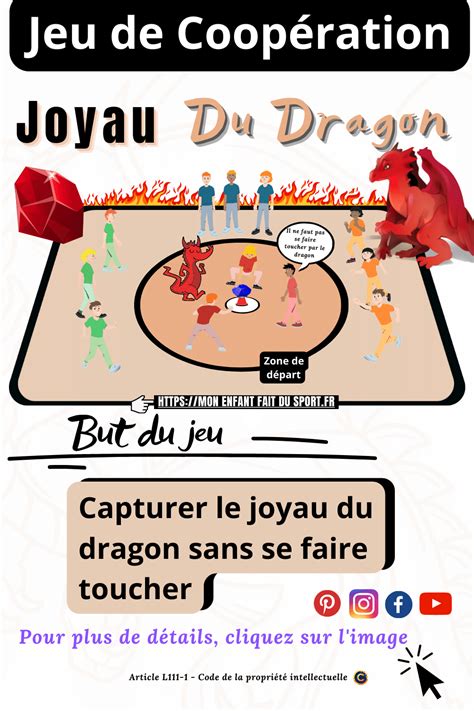 Règle du jeu du JOYAU DU DRAGON jeu sportif de coopération pour