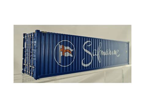 Container Hc Safmarine Blu Scritta Bianca