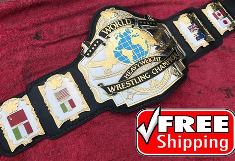 Wwf Andre Heavyweight 87 24k Gold Zinc Championship Title Belt Ultra