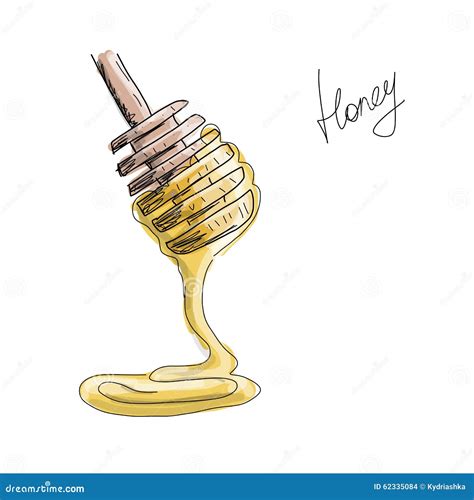 Honey Sketch Poster Honeycomb And Bees Flyer Set Organic Food Design