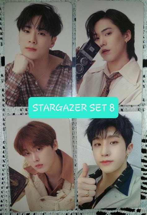 ASTRO OFFICIAL PHOTOCARD STARGAZER SET 8 MJ JINJIN CHA EUNWOO