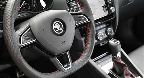 2016 Skoda Octavia VRS 230 Interior Steering Wheel Car HD