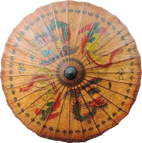 Thy Collectibles Rainproof Handmade Chinese Oiled Paper Umbrella Parasol 33 Chinese