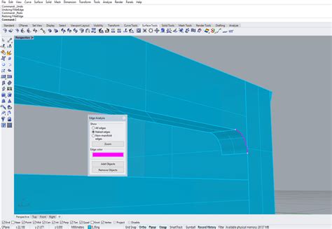 Naked Edges Resulting From Simple Fillet Rhino For Windows McNeel Forum