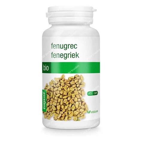 Fenegriek Bio 120 Capsules Purasana LOF Der Kruiden