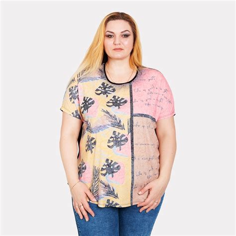 Футболки женские больших размеров для полных от Style-xl