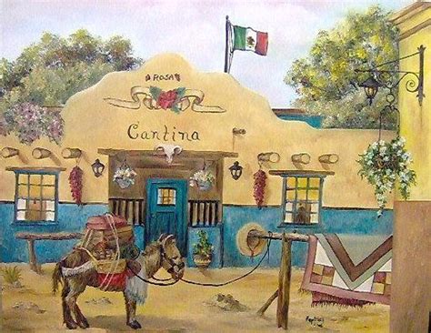 Rosas Cantina Painting By Faye Tracy Fine Art America