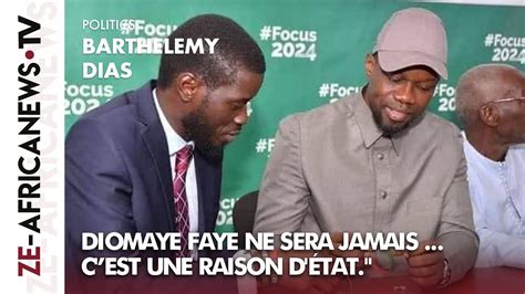 BARTHELEMY DIAS L AUTRE SONKO SANS DIRE LE NOM NE SERA JAMAIS