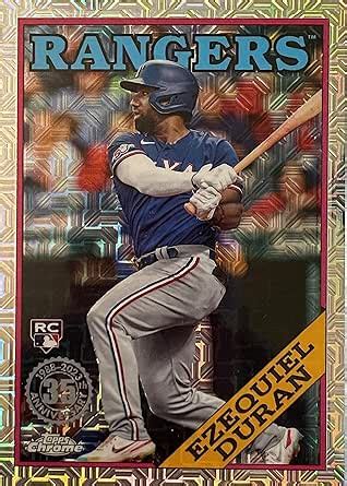 Amazon 2023 Topps Chrome EZEQUIEL DURAN Baseball ROOKIE Card