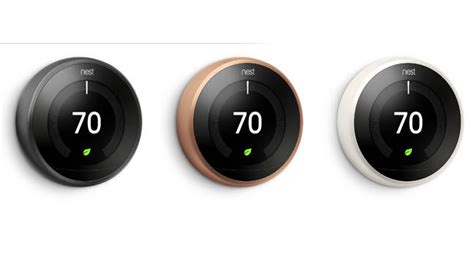 Nest offers its thermostat in three new pretty colors! • The Register