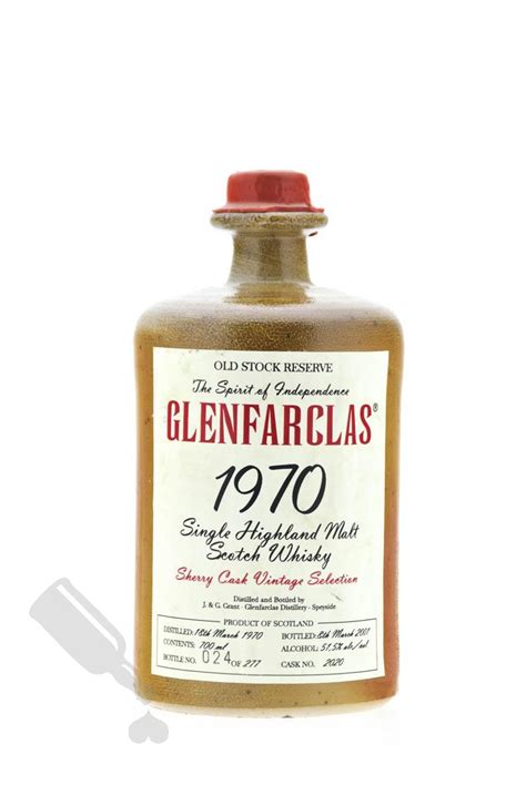 Glenfarclas 1970 2001 2020 Old Stock Reserve Passion For Whisky