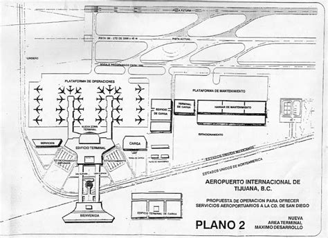 Tijuana Airport Terminal Map | Draw A Topographic Map