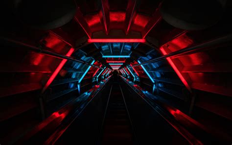 Neon Tunnel Wallpapers - Top Free Neon Tunnel Backgrounds - WallpaperAccess