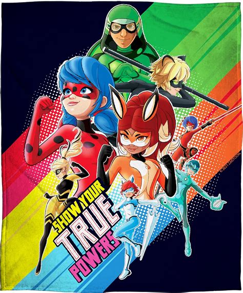 INTIMO Miraculous Ladybug True Power Yumuşak Pelüş Polar Örtü Battaniye