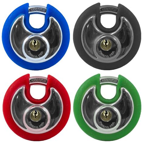 Asec Coloured Discus Padlock Saunderson Security