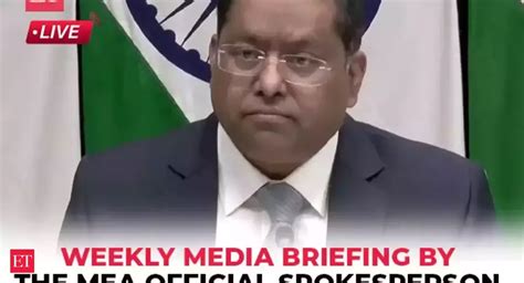 LIVE Weekly Media Briefing By The MEA Official Spokesperson The