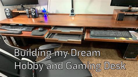 Building My Dream Hobby And Gaming Desk Youtube