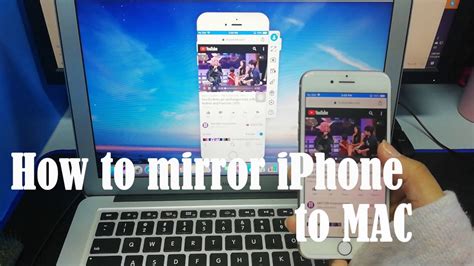 How To Mirror Iphone To Mac Youtube