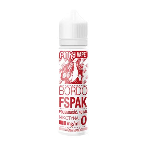 Premix Pinky Vape Bordofspak Ml