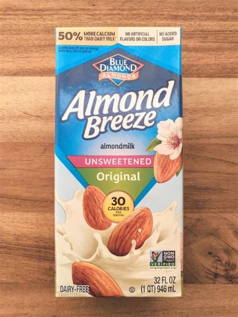 Blue Diamond Almond Breeze Unsweetened Almond Milk Mahaffey Farms