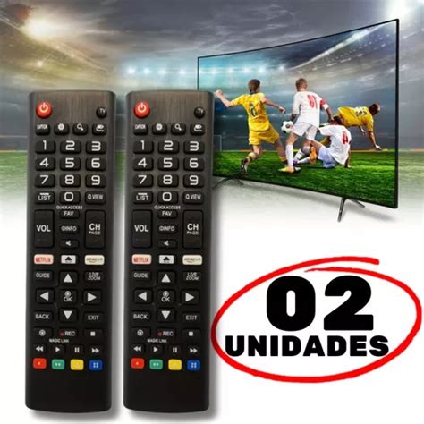 Controle Remoto Compatível Smart Tv LG Netflix Amazon Video R 16 em