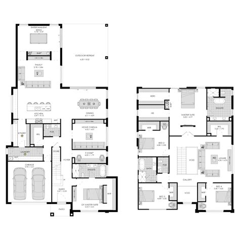 Dynasty House Plan With Garage And Living Room