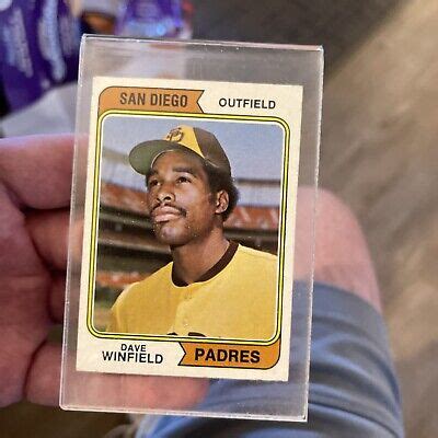 Topps Dave Winfield Rc No Cresses Well Centered Ebay