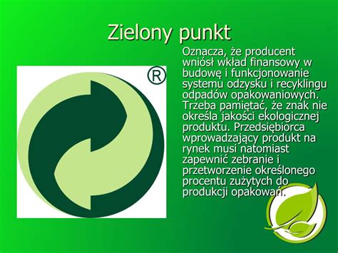 Ppt Etykiety Oznaczenia Znaki I Symbole Ekologiczne Powerpoint