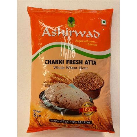 หามพลาด Ashirwad Atta 5 kg flour JR3 9089 พรอมสง ของอยไทย Lazada