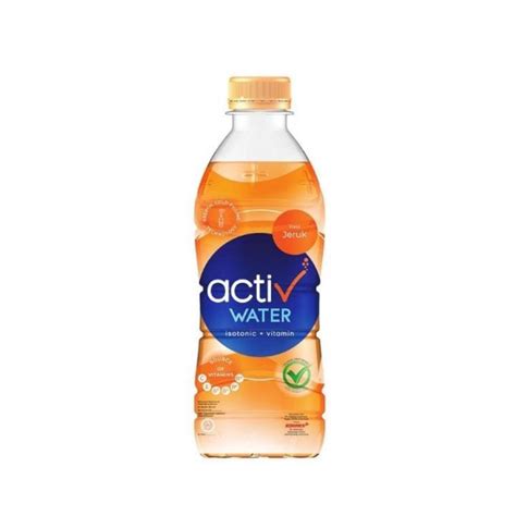 Jual Activ Water Minuman Isotonic Vitamin Rasa Jeruk Pet 380 Ml