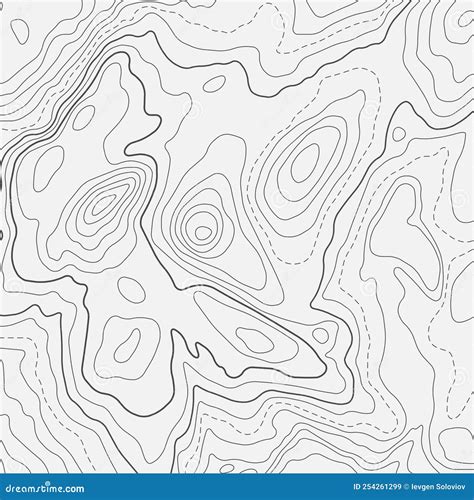 Abstract Topographic Map Wallpaper Stock Vector Illustration Of