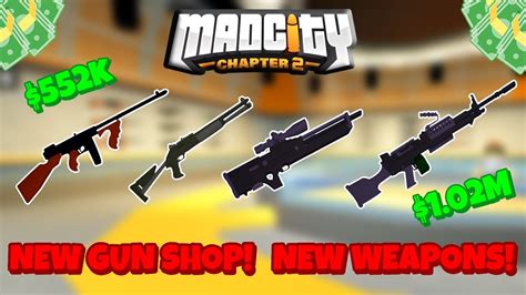 New Weapon Test In Mad City Mad City Chapter 2 Youtube