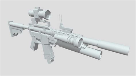 M4 Carbine 3d Model By Milandobrita 9c0c6b3 Sketchfab