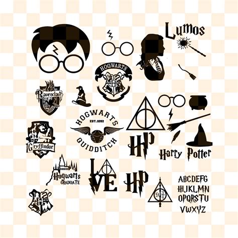 Harry Potter Clip Art Harry Potter Logo Svg Files For Cricut Svg The
