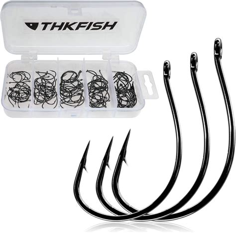 Amazon Thkfish Pcs Box Fishing Hooks Drop Shot Hooks Wacky