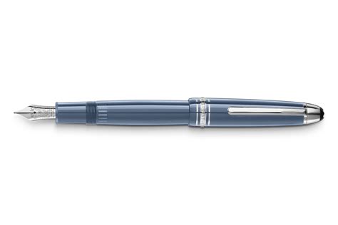 Montblanc Meisterstück Glacier LeGrand Blue Fountain Pen