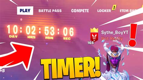 Fortnite New Live Countdown For The End Live Event Lobby In Chapter