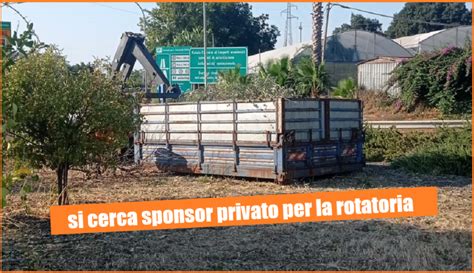 Fiumefreddo Di Sicilia Cercasi Sponsor Per Il Verde Della Rotatoria