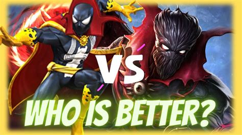 Mcoc Spider Man Supreme Vs Symbiote Supreme Damage Comparison Who