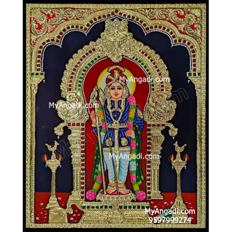 Lord Murugan Palani Andavar Raja Alangaram Tanjore