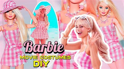 Diy Barbie Movie Costumes Outfit Dress Shoes And Accessories