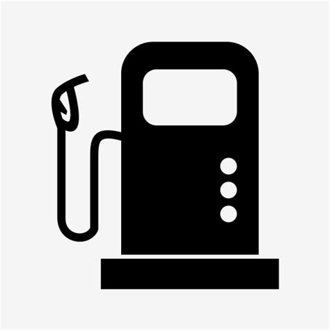 Fuel Nozzle Silhouette Vector Png Vector Fuel Station Icon Fuel Icons